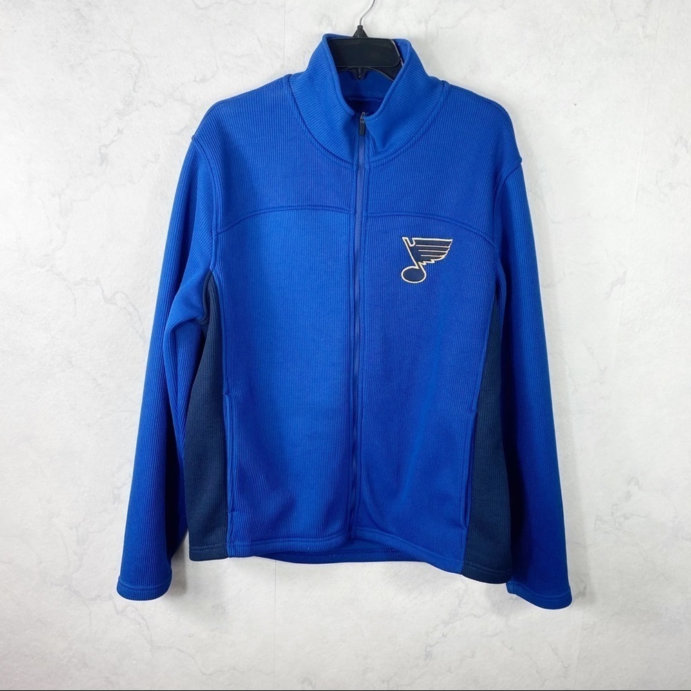[NHL] Saint Louis Blues Zip Up Knit Jacket